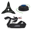 PACKEGO: Desbrozadora Split Brushless 40V Li