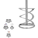 Varilla Mezclador Cola Ligera Recambio M14 140*600mm