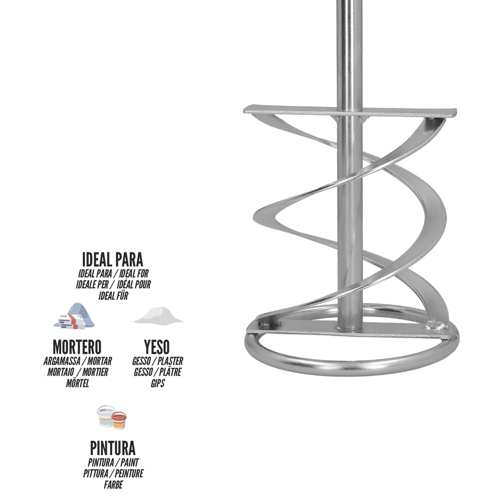 Varilla Mezclador Cola Ligera Recambio M14 120*600mm