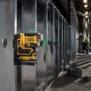 Nivel Láser autonivelante VERDE con contol remoto de 3 líneas 360° XR 18V con batería 18V Li-Ion 2Ah