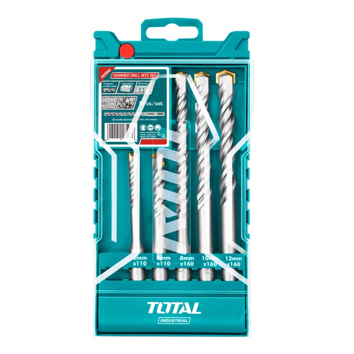 Juego De 5 Brocas Para Pared SDS-Plus