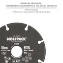 Disco Corte Universal Metales Ø 115 x 1,7 mm. Filo de Diamante