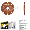 Disco Corte Madera / Plástico Ø 115 mm. Filo De Carburo De Tungsteno