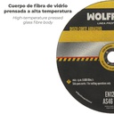 Disco Corte Abrasivo Piedra Fino Ø 115 x Ø 22 mm. Espesor 1,2 mm.