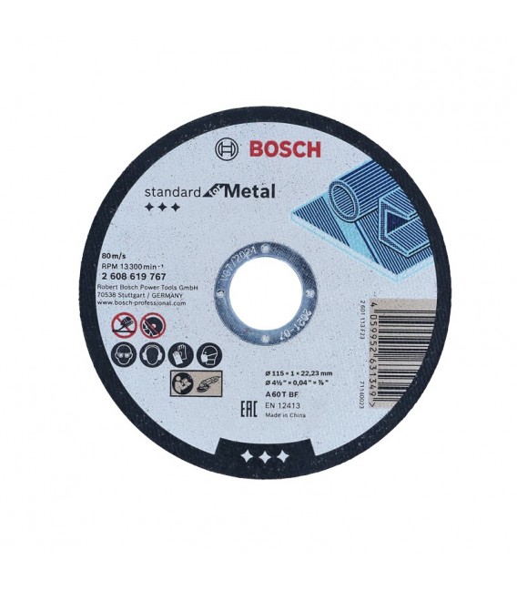 Cubo 100 discos Standard metal 115x1mm