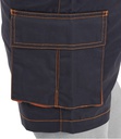 PANTALÓN CORTO DE TRABAJO DORIA azul