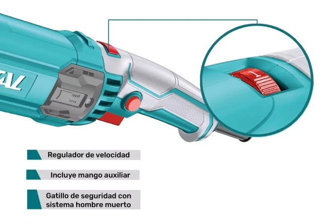 Amoladora Velocidad Variable 125mm 1100W