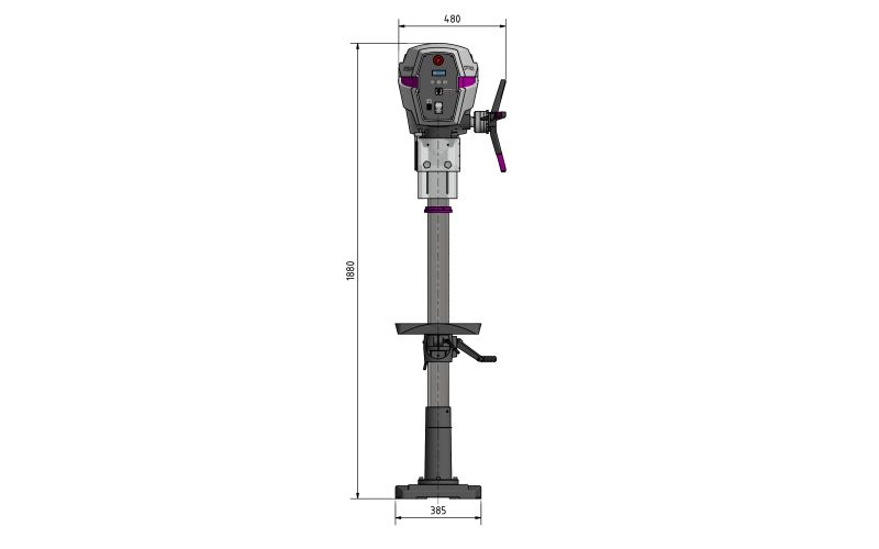 Taladro de Columna y Sobremesa DP 33 - 400V