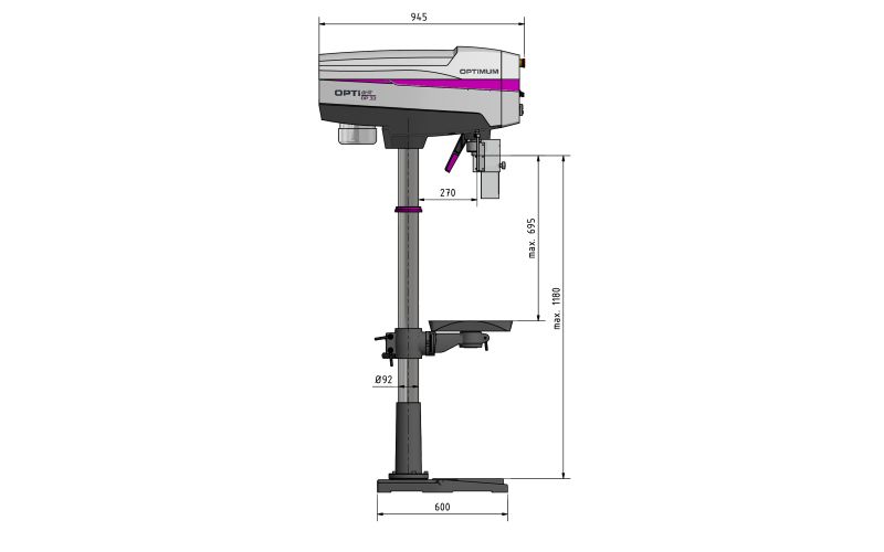Taladro de Columna y Sobremesa DP 33 - 400V