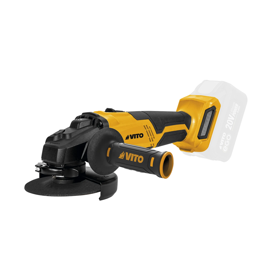AMOLADORA BRUSHLESS 20V – 115MM + BATERÍA 4.0Ah + CARGADOR RÁPIDO + CAJA