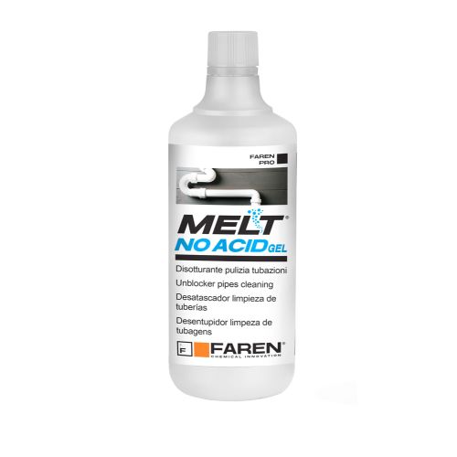 Desatascador higienizante biodegradable melt no acid gel 1l