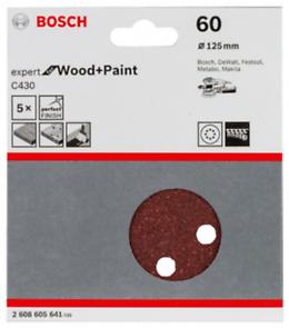 125mm Expert Eccentric Sandpaper for Wood + Paint (5 pack)