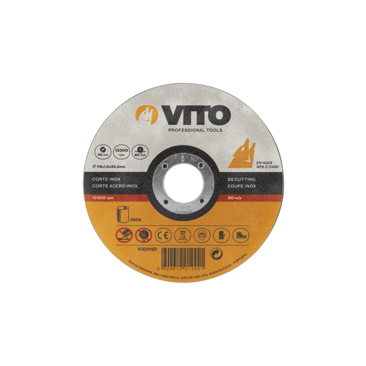 Disco De Corte Acero Inoxidable 230mm X 2.0mm