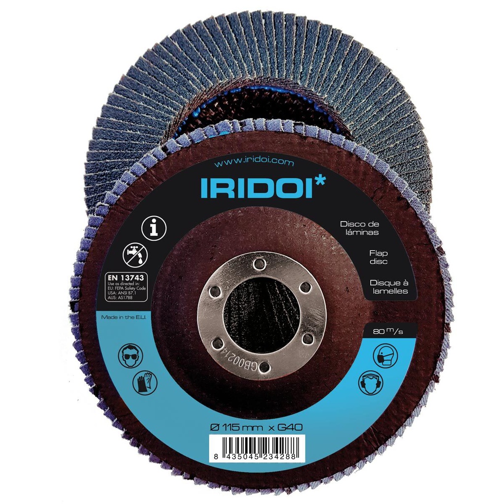 Disco abrasivo de láminas de Zirconio de alto rendimiento ZFI