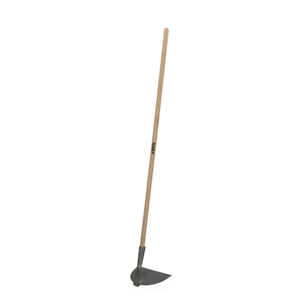 SPANISH-TYPE HALF MOON PULL HOE WITH WOODEN HANDLE 1400MM