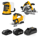 PACK3EGO: Orbital Sander, Jig Saw, Circular Saw