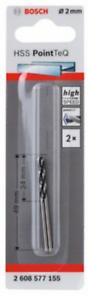 PointTeQ HSS Twist Drill Bit 2.0 mm :2 units
