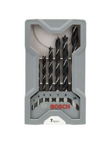 Sets de brocas para madera PRO Wood, 7 uds. de 3 - 10 mm