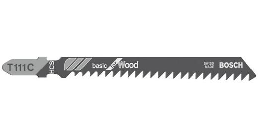 Hoja de sierra de calar T 111 C: Basic wood: 3uds