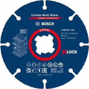 Disco de corte EXPERT Carbide Multi Wheel X-LOCK de 115 mm, 22,23 mm