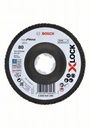 [2608619199] Discos de láminas X-LOCK, versión biselada, placa de fibra, Ø de 115 mm, G 80, X571, Best for Metal