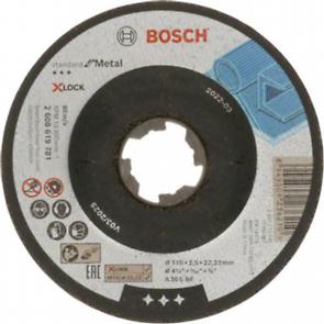 Disco de corte cóncavo Standard for Metal X-LOCK de 115 x 2,5 x 22,23