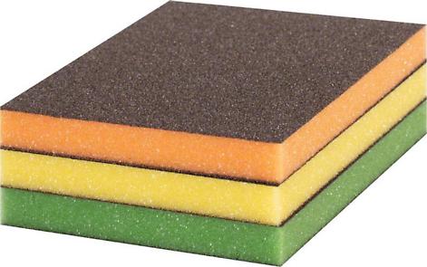 Set of 3 sponges S473 Standard EXPERT: 98x120x13mm