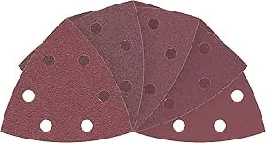 PRO F460 Sanding Sheet, 93 x 93 mm, G60, G80, G120, G180, G240, 10 pcs