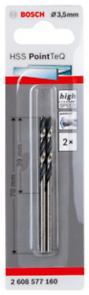 PointTeQ 3.5 mm HSS twist drill bit: 2 units.