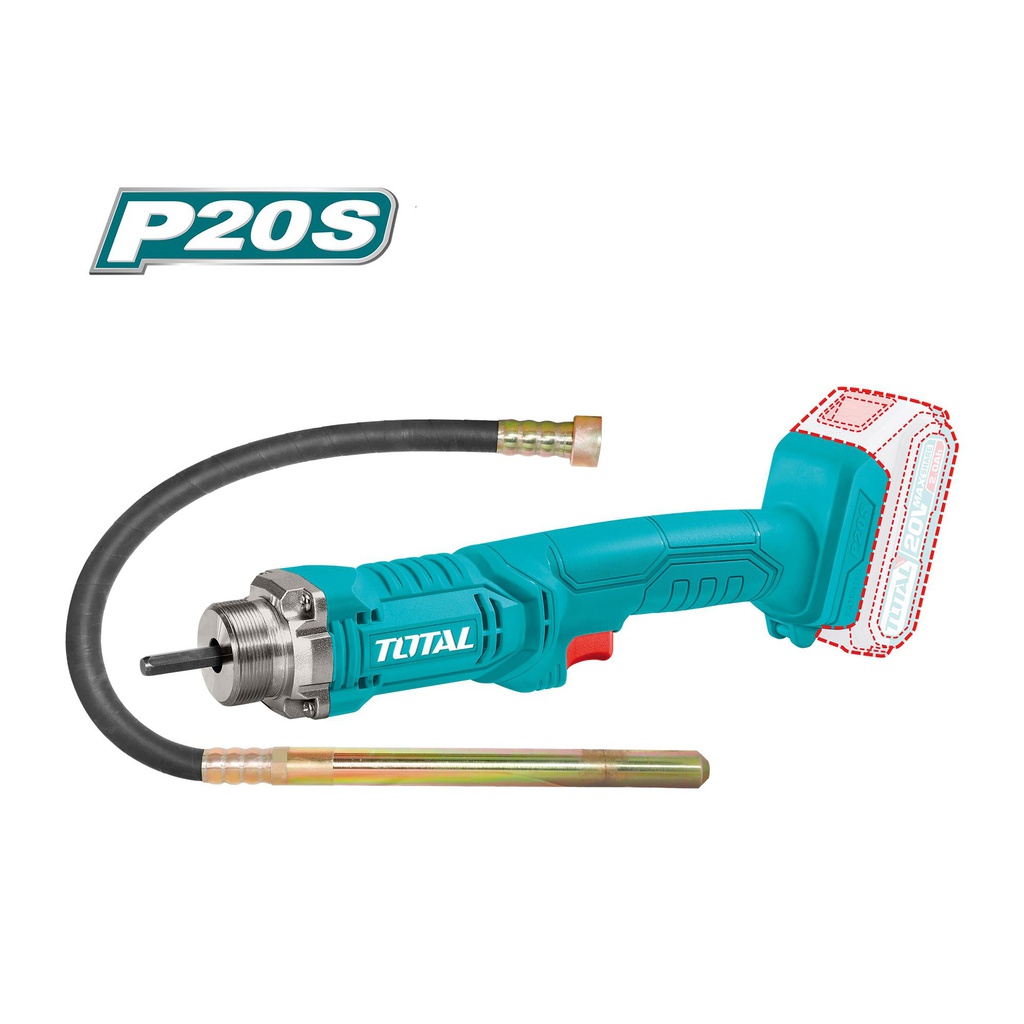 Battery-powered concrete vibrator Mod. TCVLI202301