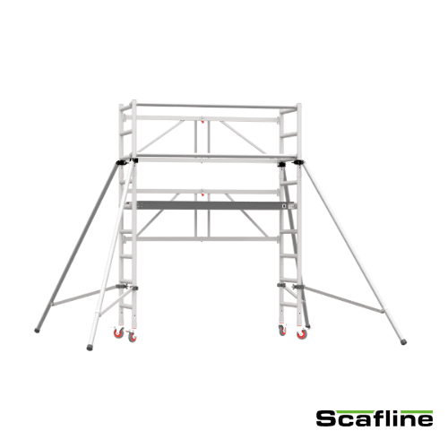 Scafline Folding Base Braces 75cm X 190cm Working Height 3.50 Meters