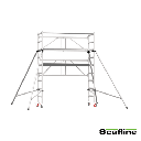 Scafline Folding Base Braces 75cm X 190cm Working Height 3.50 Meters