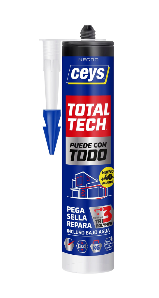 Ceys Total Tech Black Cartridge 290ml