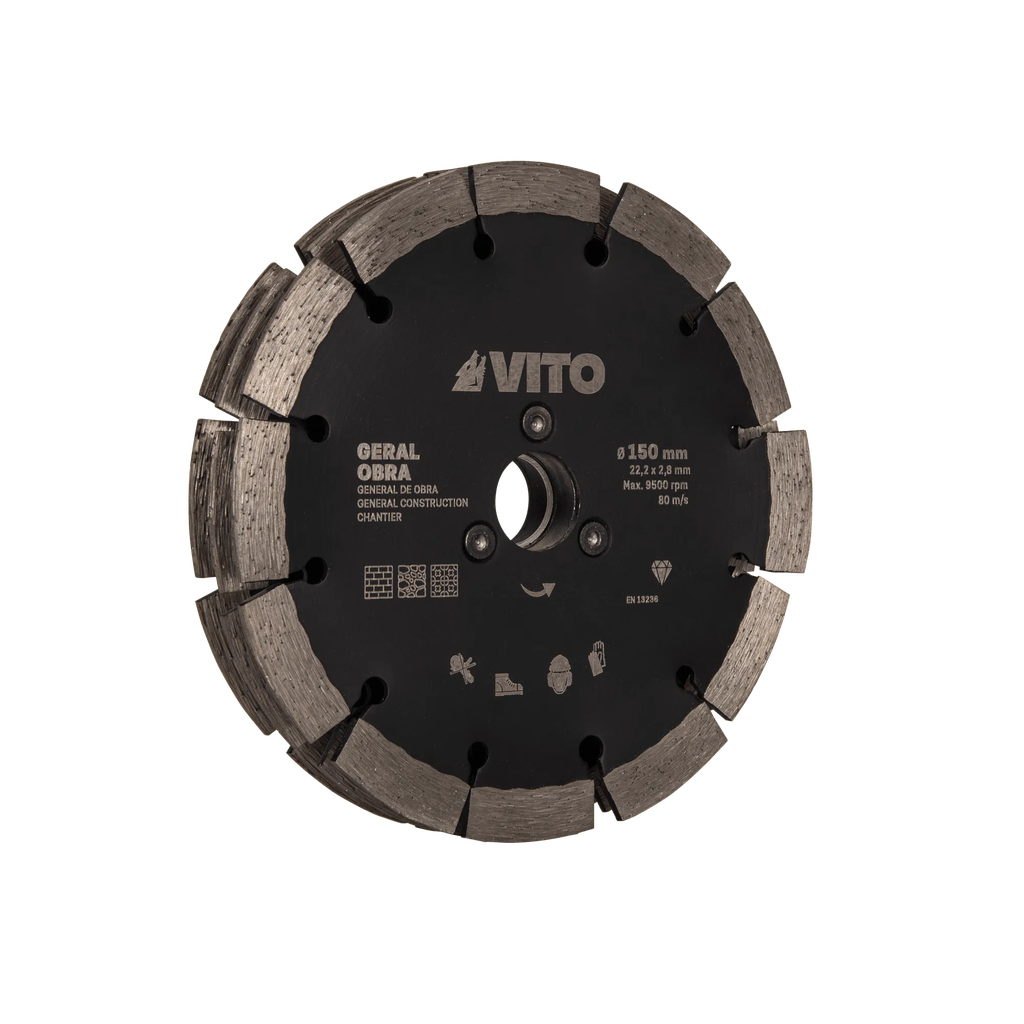 3-IN-1 GENERAL CONSTRUCTION SEGMENTED DIAMOND CUTTING DISC PRO 150MM