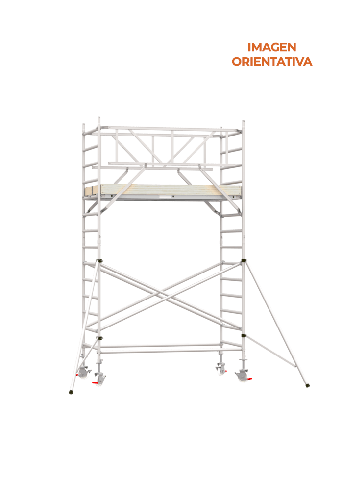 Aluminium Scaffolding Scafline Tirantes 135*250 cms (altura de trabajo 4,20metros)