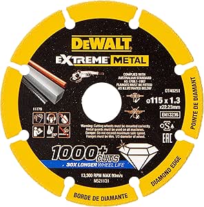 Dewalt Extreme Metal 115 diamond disc