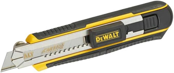 18mm plastic cutter with self-locking slider