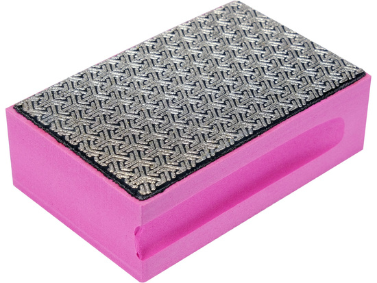 Sponge Hand sanded with diamond