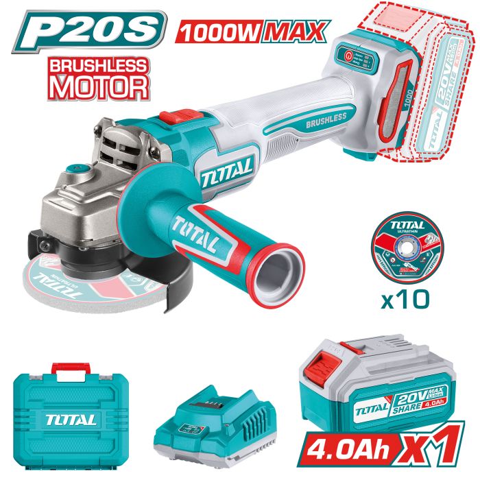 PACK: Amoladora Brushless a batería