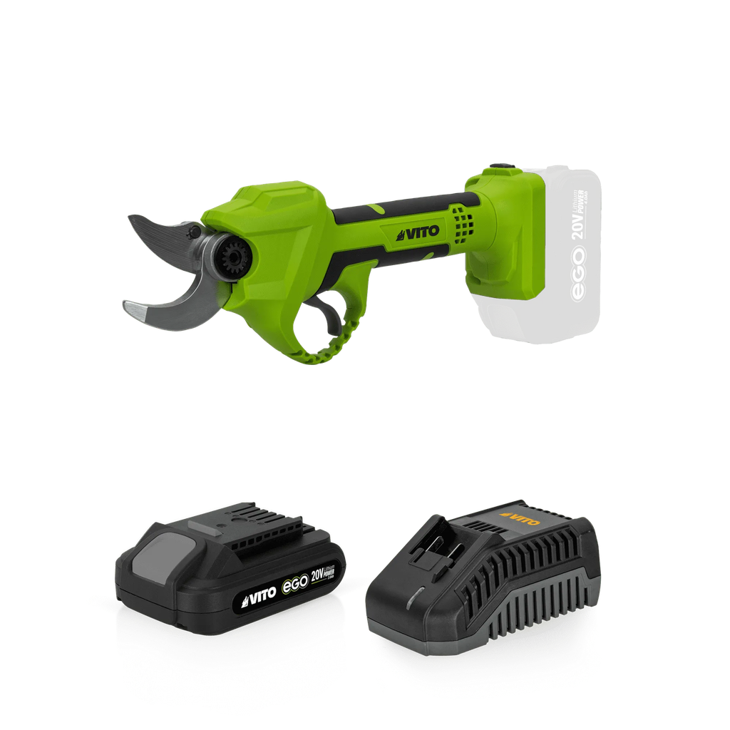 Tijera De Podar Brushless 20v, Con Cargador Y Batería