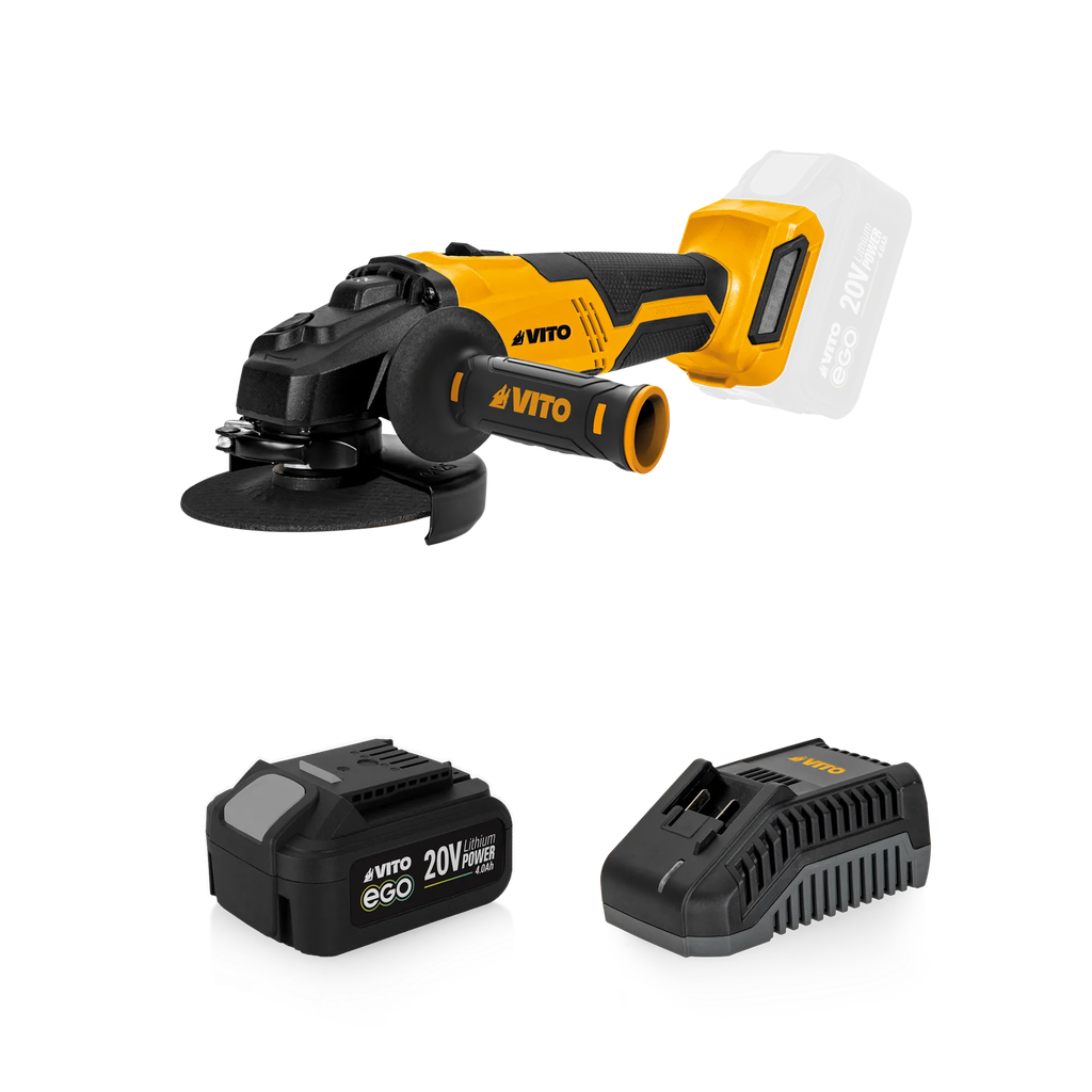 PACKEGO: Amoladora Brushless 20v – 115mm