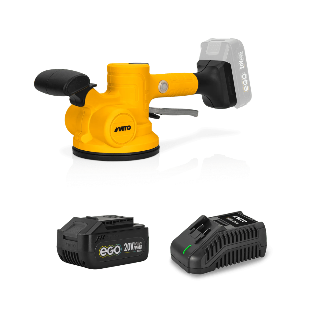 PACK10EGO: Vibrating Suction Cup For Ceramics 130mm 20v