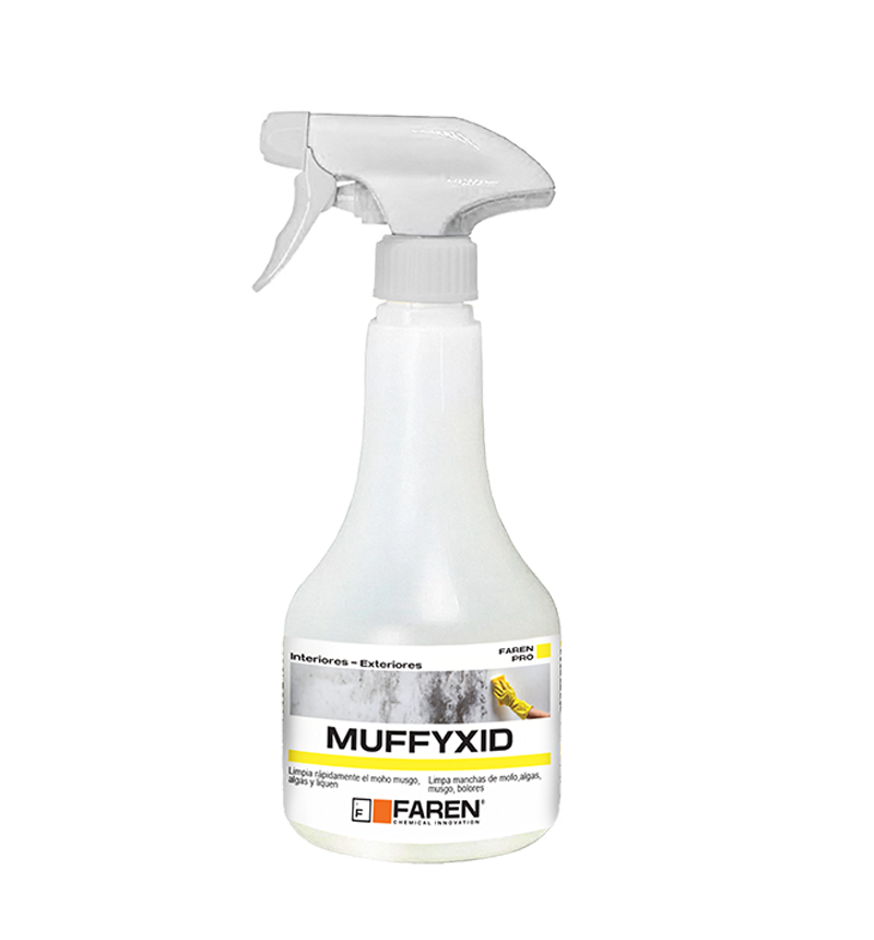 LIMPIADOR RÁPIDO DE MOHO. PROFESIONAL Muffyxid 500ml