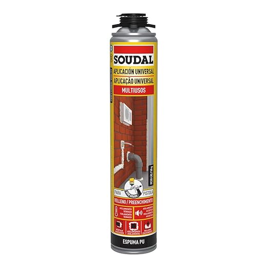 Soudal Multipurpose Polyurethane Expanding Foam Spray Gun 750ml