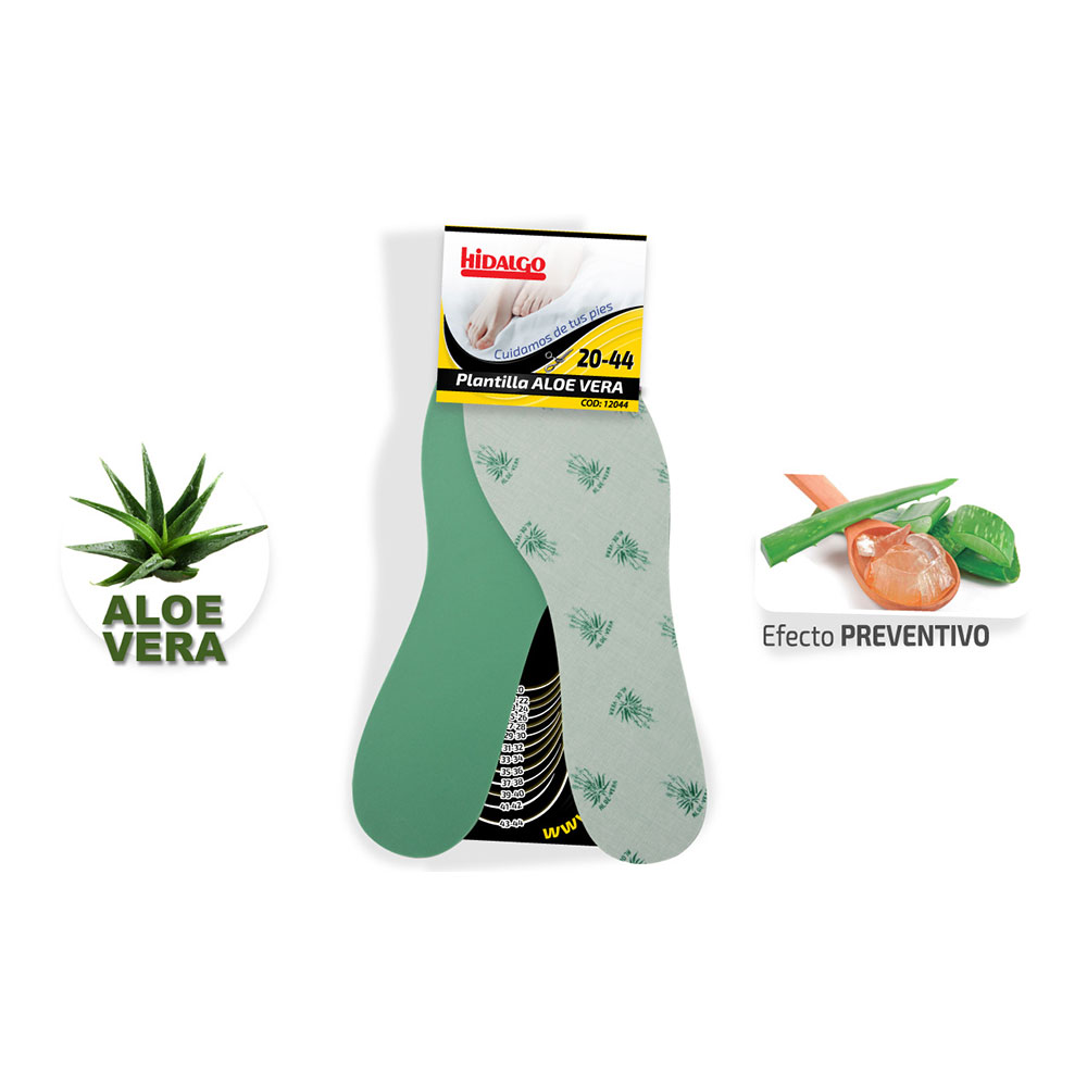 Plantilla Para Calzado AloeVera Talla:20-44