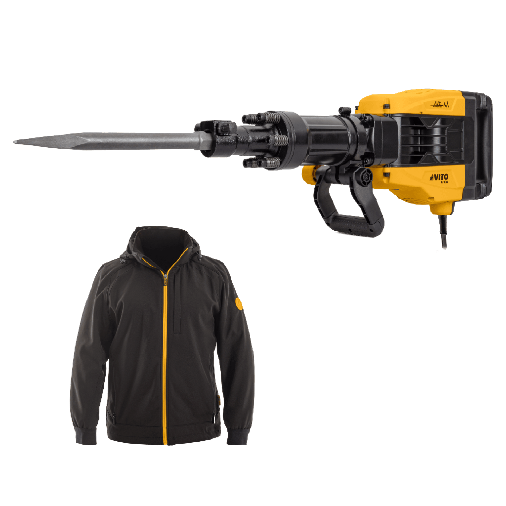 [VIMDH1700VICCADL] PACK: Demoledor 1700W-60J SDS HEX+REGALO CHAQUETA ADV. L