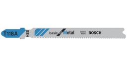 [2608631507] Hoja de sierra de calar T 118 A: Basic Metal: 3uds