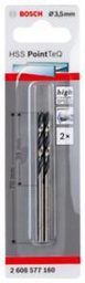[2608577160] Broca helicoidal HSS PointTeQ 3,5 mm :2uds.