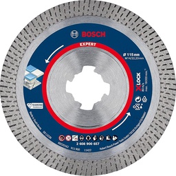 [2608900657] EXPERT HardCeramic X-LOCK Diamond Cutting Disc 115 x 22.23 x 1.4 x 10mm