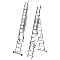 [VIETQ35] Square-Steps Triple Extension Ladder 3x3.5 M